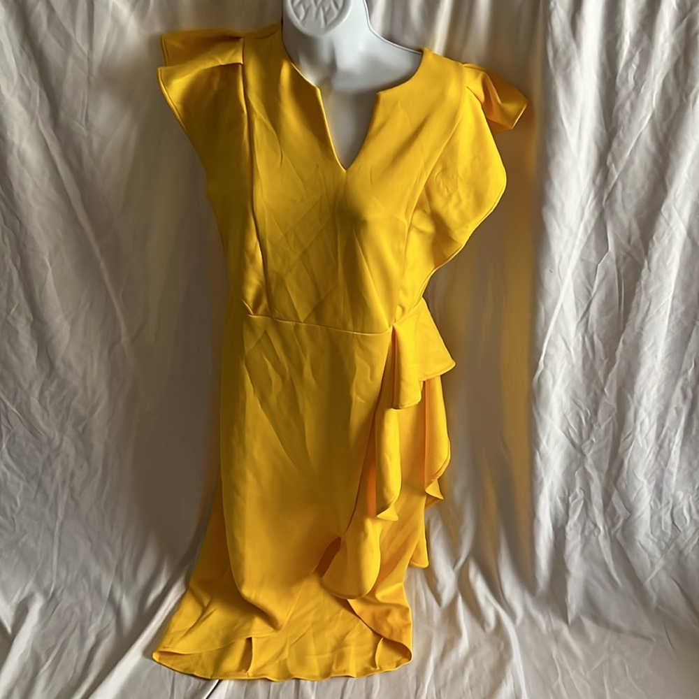 Gold Midi Dress